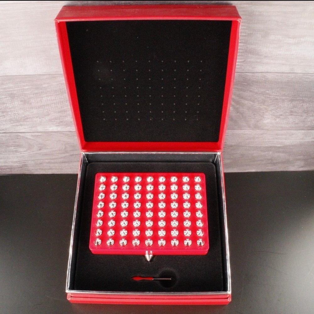 Christian Louboutin Abracadabra Refillable Red Spiked Eyeshadow Palette CASE NIB